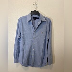 Ralph Lauren Men's Light Blue Button Down Shirt